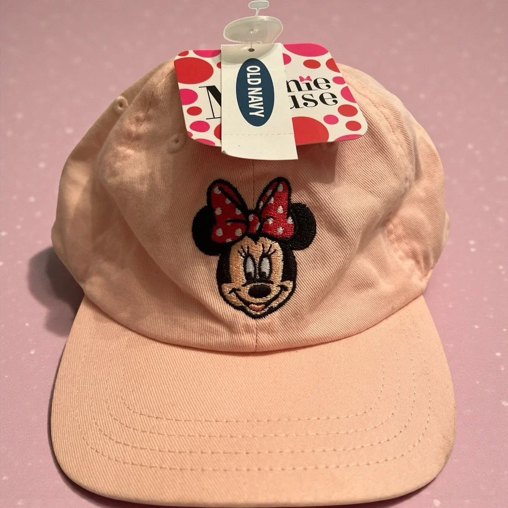 Old Navy Disney Minnie Mouse Girls Baseball Hat‎ Pink NWT